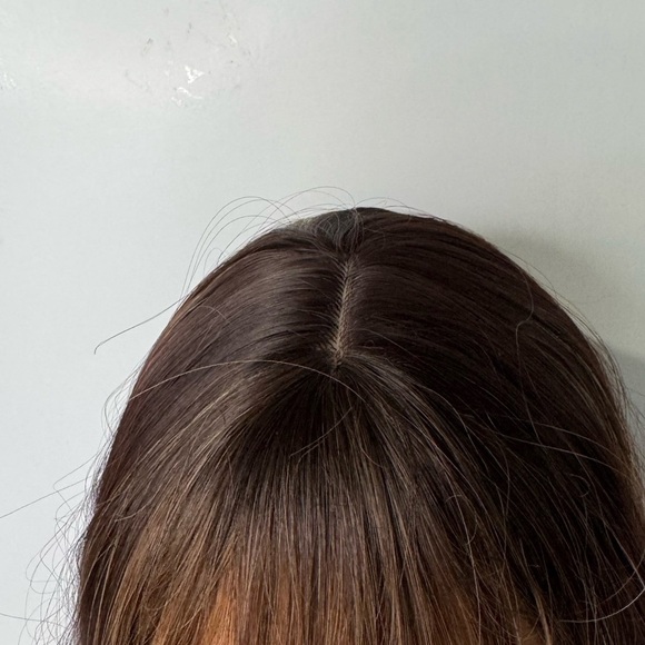 Brown long Wavy Highlights Wig - Picture 2 of 6